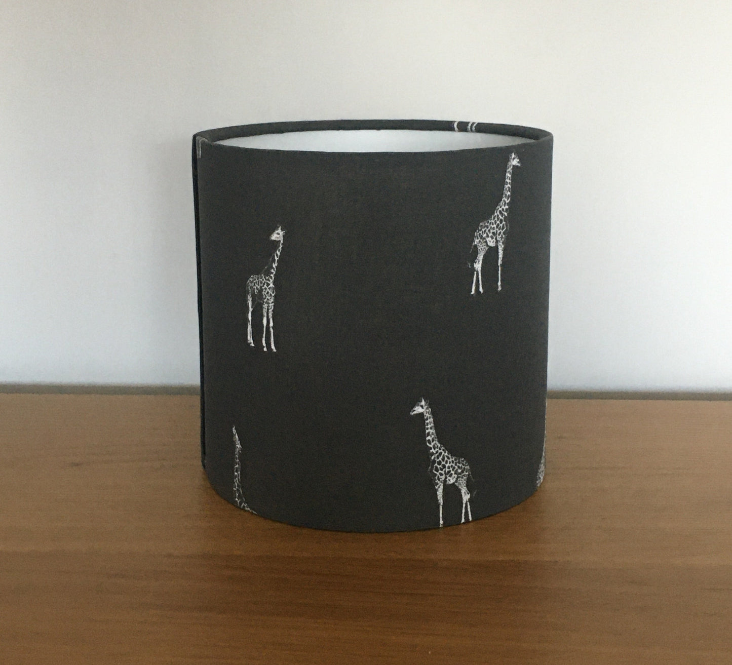 black and white giraffe lampshade