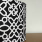 Black-and-white-moroccan-lampshade-inticate