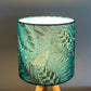 Turquoise Tropical leaves Lampshade