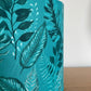 Turquoise Tropical leaves Lampshade