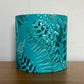 Turquoise Tropical leaves Lampshade