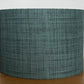Dark-green-fabric-drum-lamp-shade-ceiling-pendant-table-lamp
