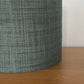 Dark Green Woven Effect Lampshade