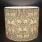 Cat Lampshade, White Cats on a Green Background