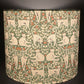 Cat Lampshade, White Cats on a Green Background