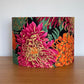 Bright Red Pink Japanese Chrysanthemum Lampshade