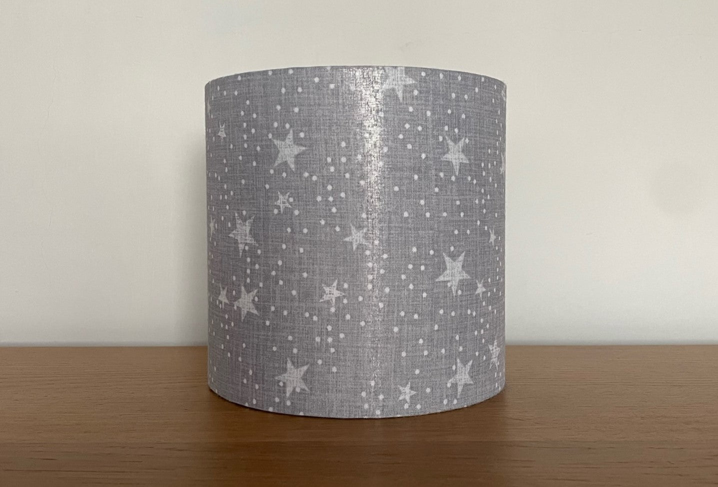 Light Grey Star Lampshade