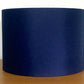    Navy-blue-drum-lampshade-table-ceiling-pendant