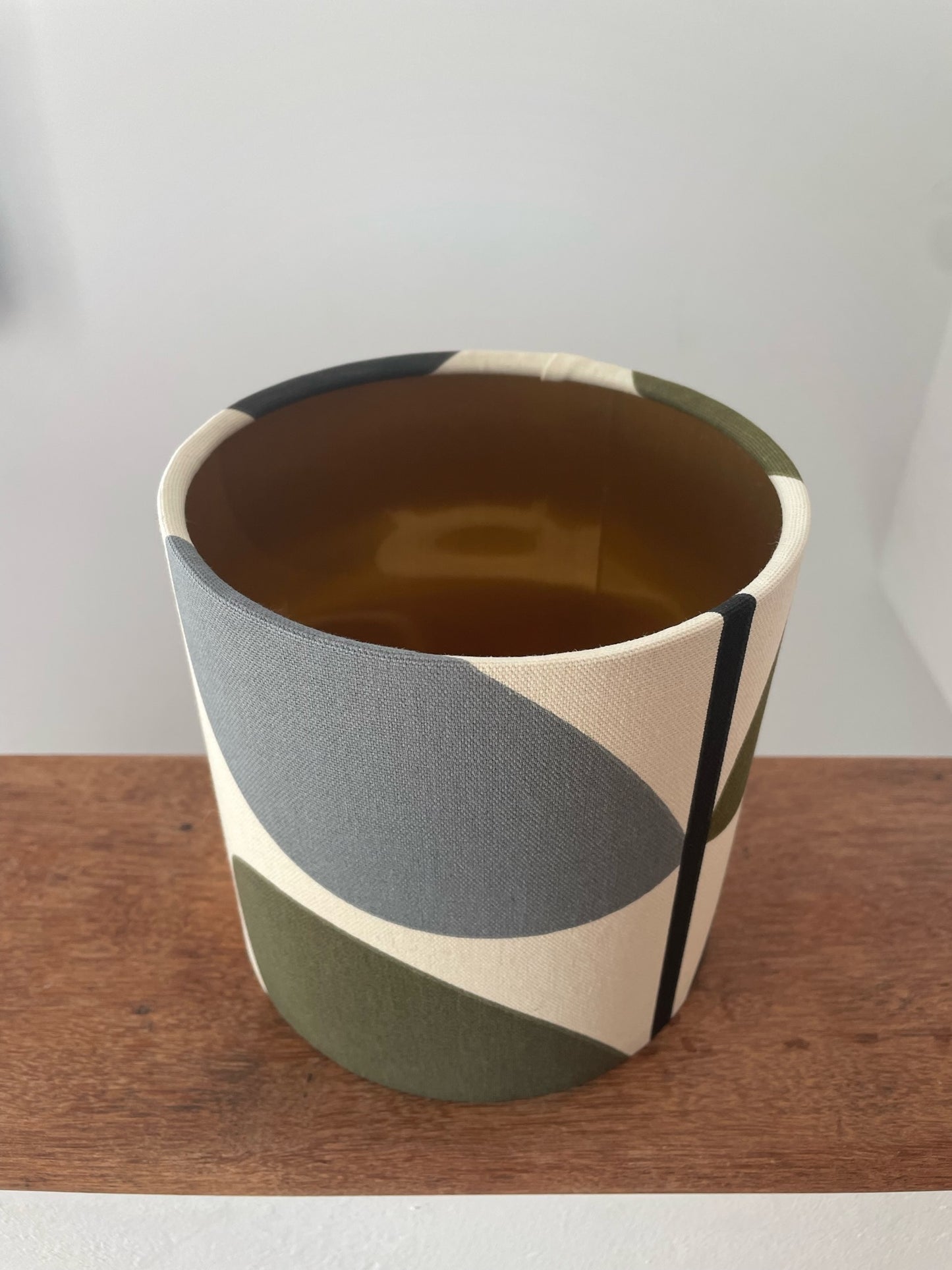 Orla Moss Multi Stem Lampshade Olive Green Navy