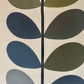 Orla Moss Multi Stem Lampshade Olive Green Navy