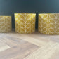 Orla Dandelion Yellow Linear Stem Lampshade