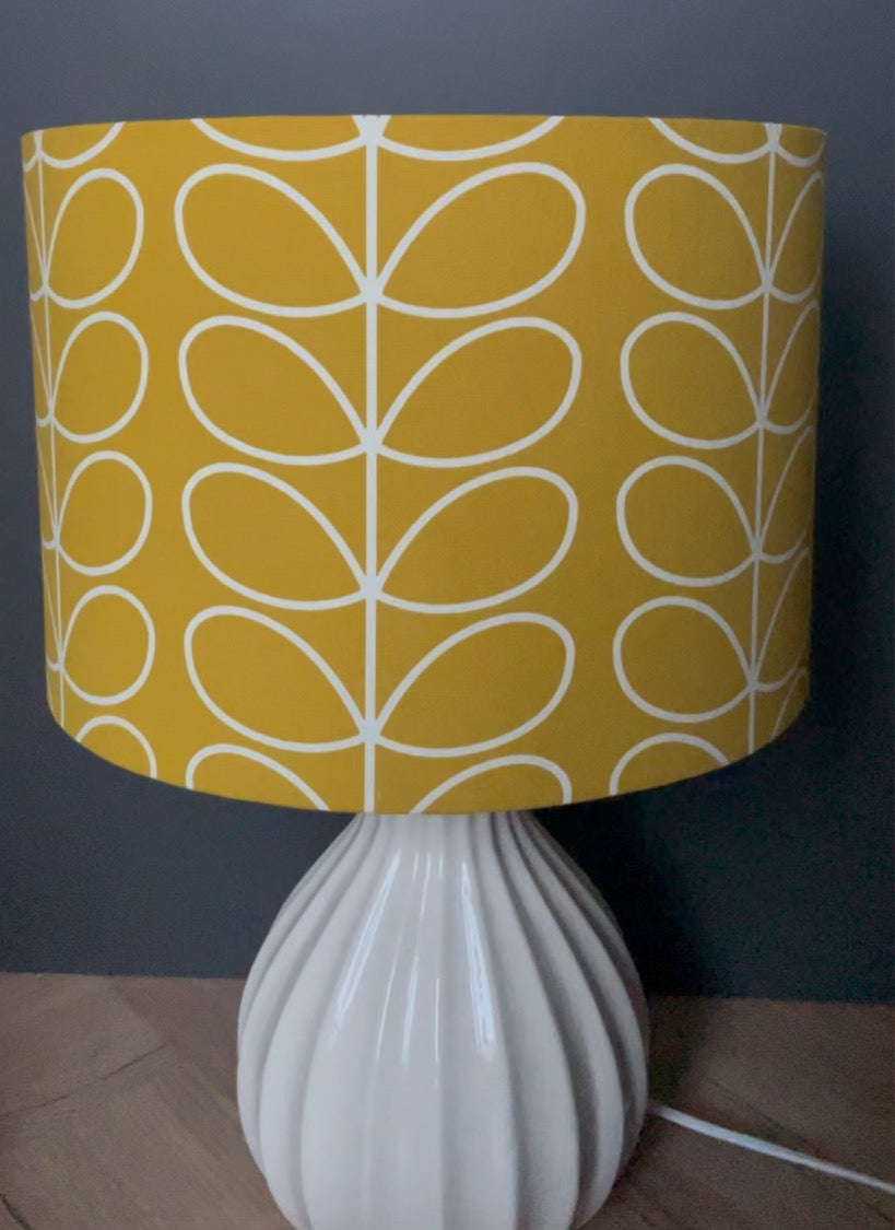 Orla Dandelion Yellow Linear Stem Lampshade