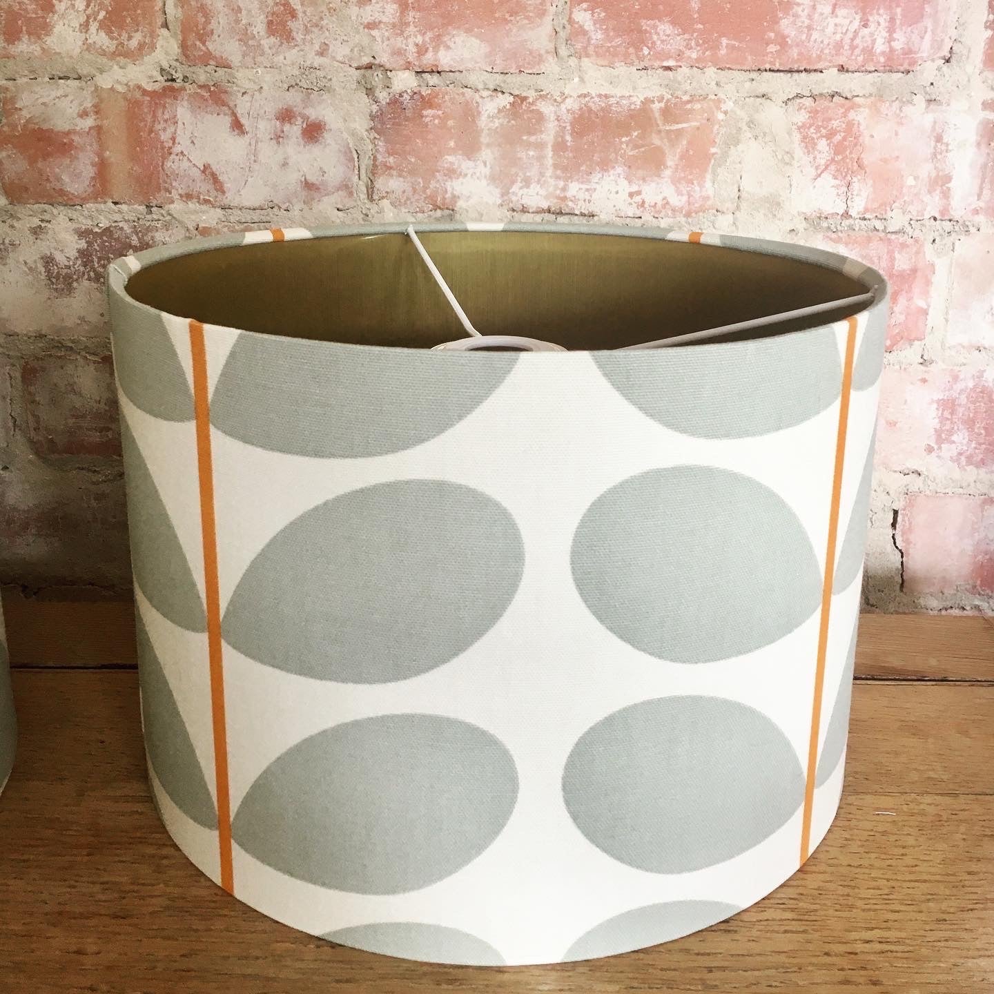 Orla Orange and Grey Multi Stem Lampshade