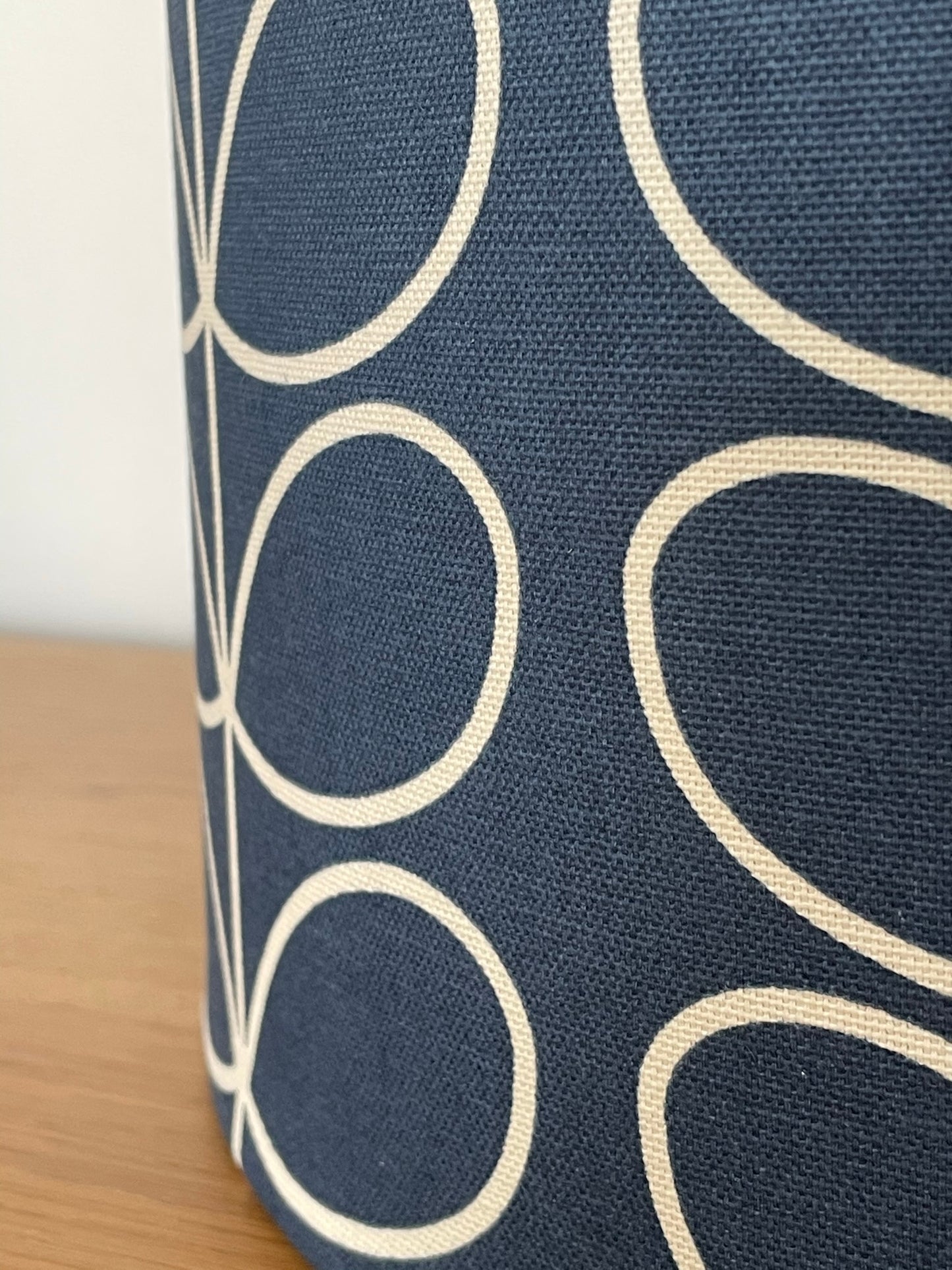 Orla Whale Blue Linear Stem Navy Lampshade