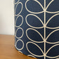 Orla-Kiely-whale-blue-navy-lampshade-drum-fabric