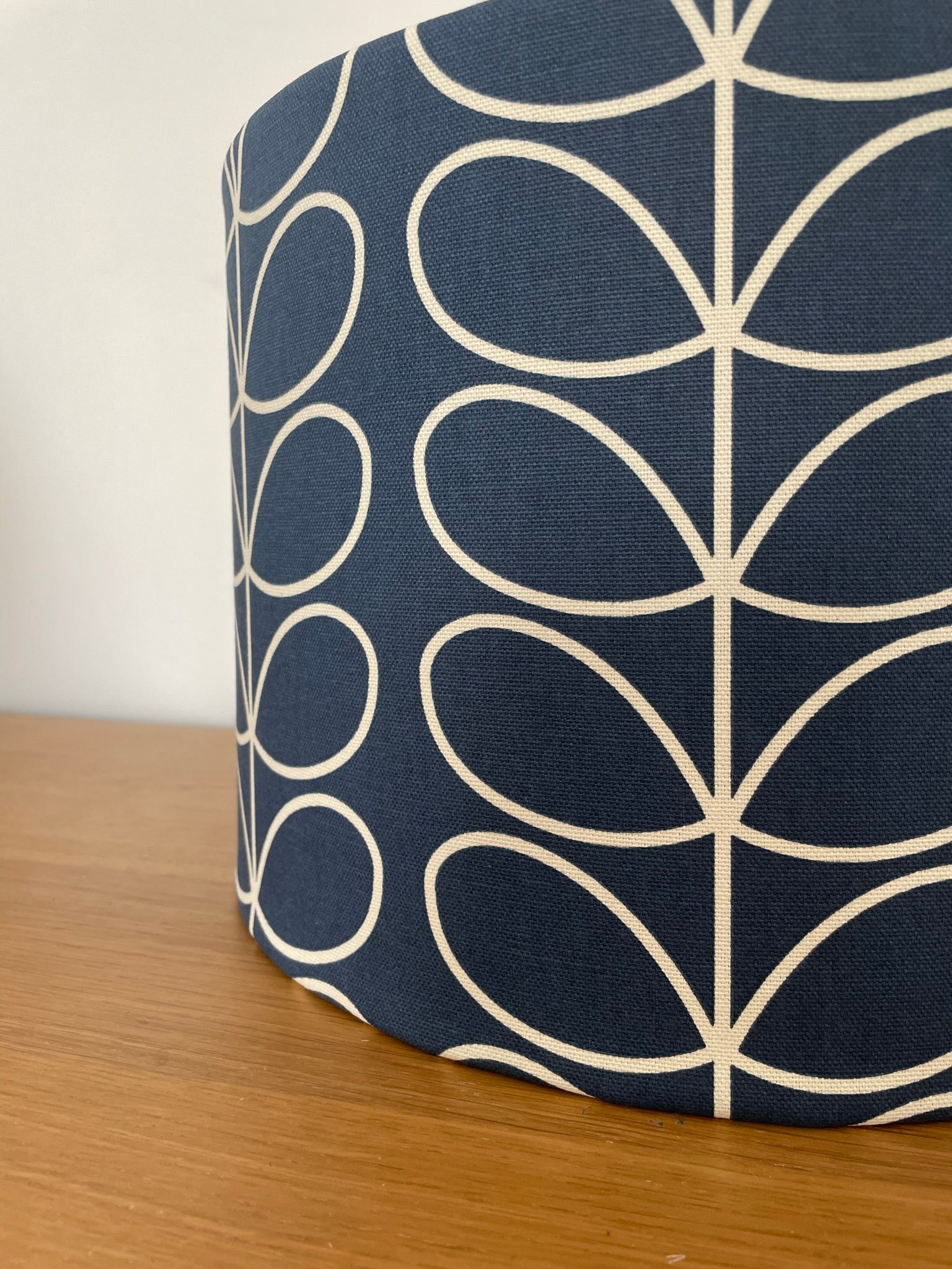 Orla-Kiely-whale-blue-navy-lampshade-drum-fabric