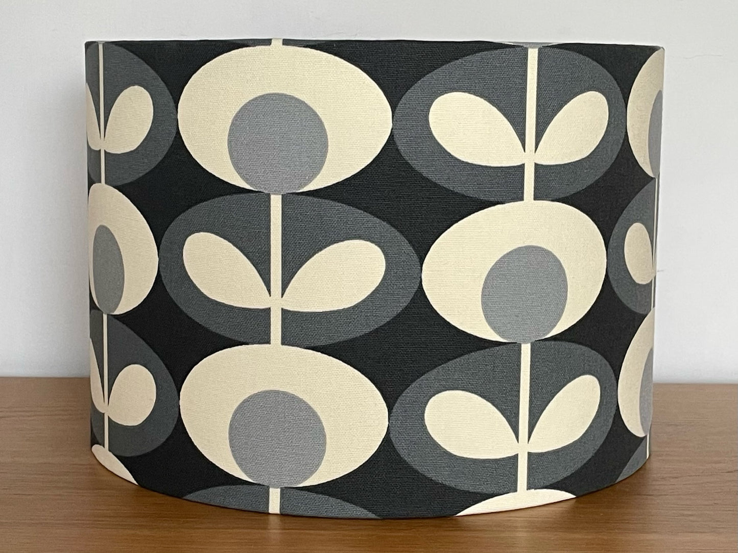 Orla Cool Grey Oval Flower Lampshade