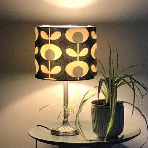 Orla-kiely-grey-oval-flower-table-lamp-shade