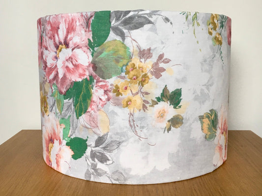 Pastel-rose-floral-lampshade