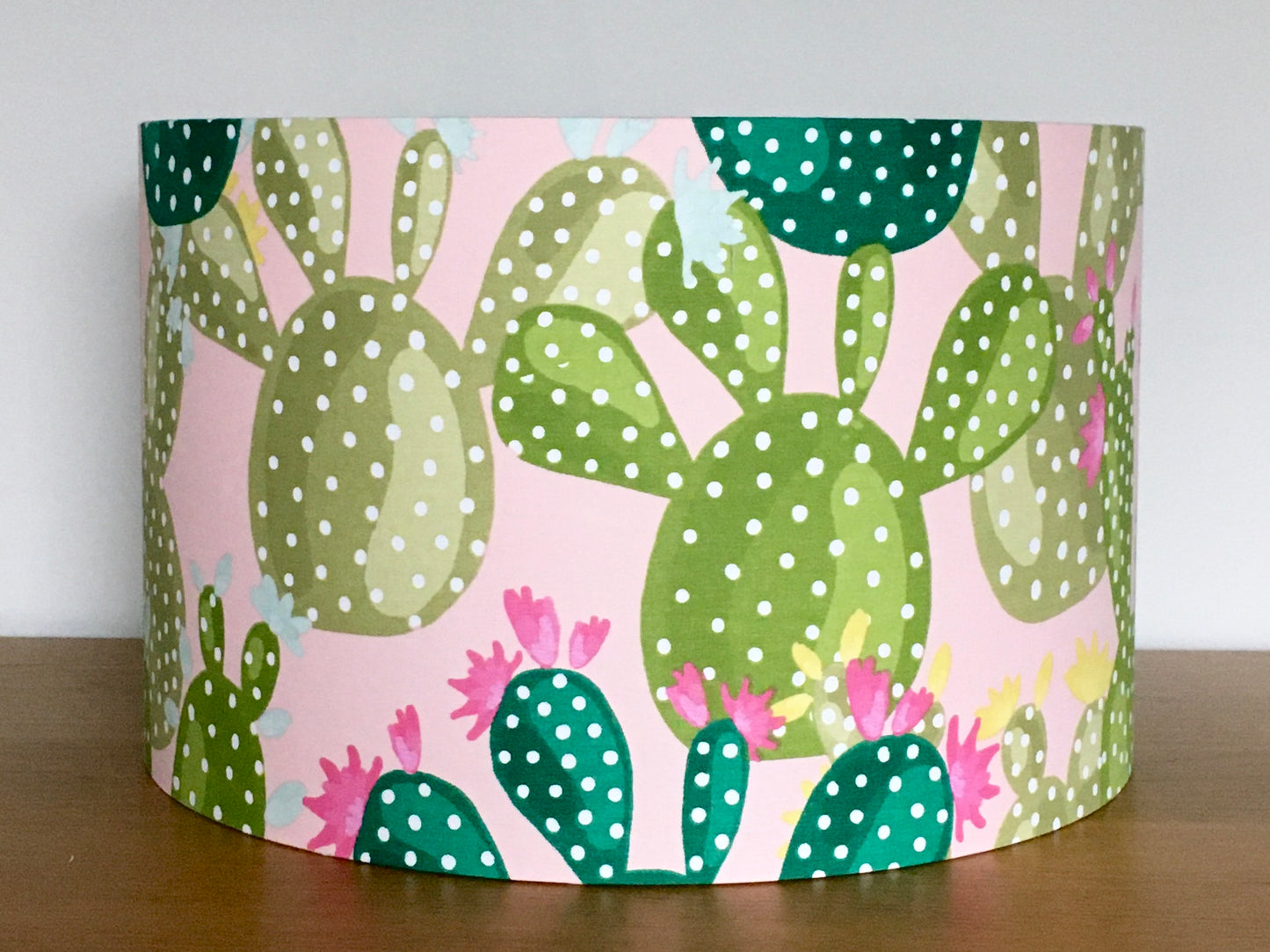 Pink-Green-Cactus-Lampshade-childrens-lamp