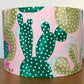 Pink-and-Green-Cactus-Lampshade