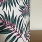 Pink and Green Tropical Palm Leaf Lampshade