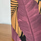 Pink-orange-black-tropical-palm-jungle-leaf-lampshade-ceiling-pendant-bedside-light