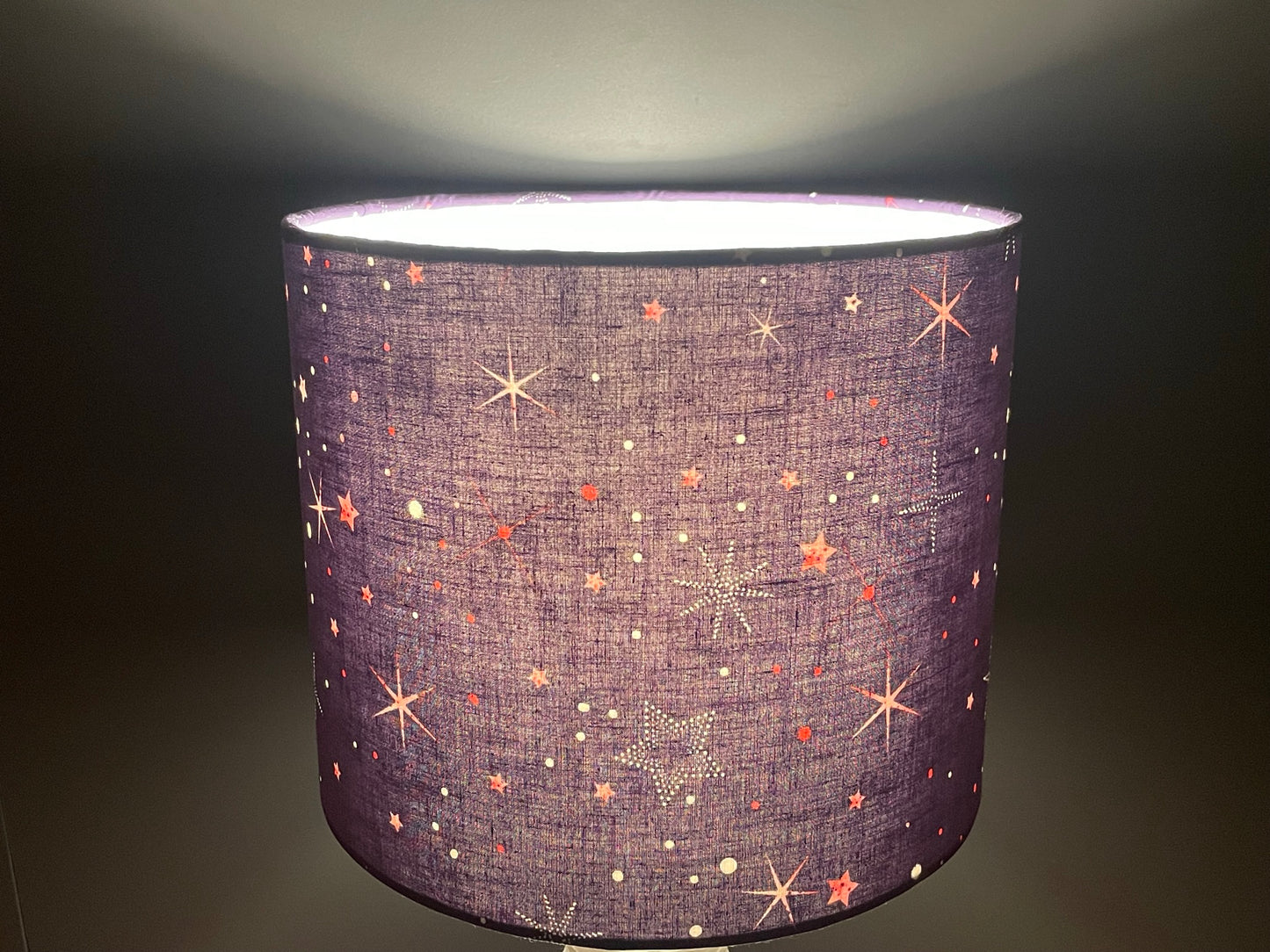 Purple-lampshade