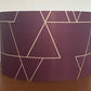 Purple-plum-geometric-pattern-lampshade-drum-fabric