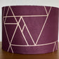 Purple-plum-geometric-pattern-lampshade-drum-fabric