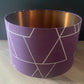 Purple-plum-geometric-pattern-lampshade-drum-fabric