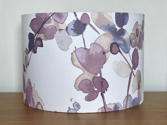    Purple-water-colour-flower-floral-lampshde-table-ceiling-light