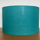 Teal-green-blue-turquoise-lampshade-drum-ceiling-pendant-bedside