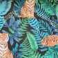    Tiger-Jungle-wild-cat-tropical-leaf-lampshade-drum-ceiling-pendant