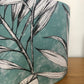    Turquoise-white-aqua-palm-leaf-lampshade-drum