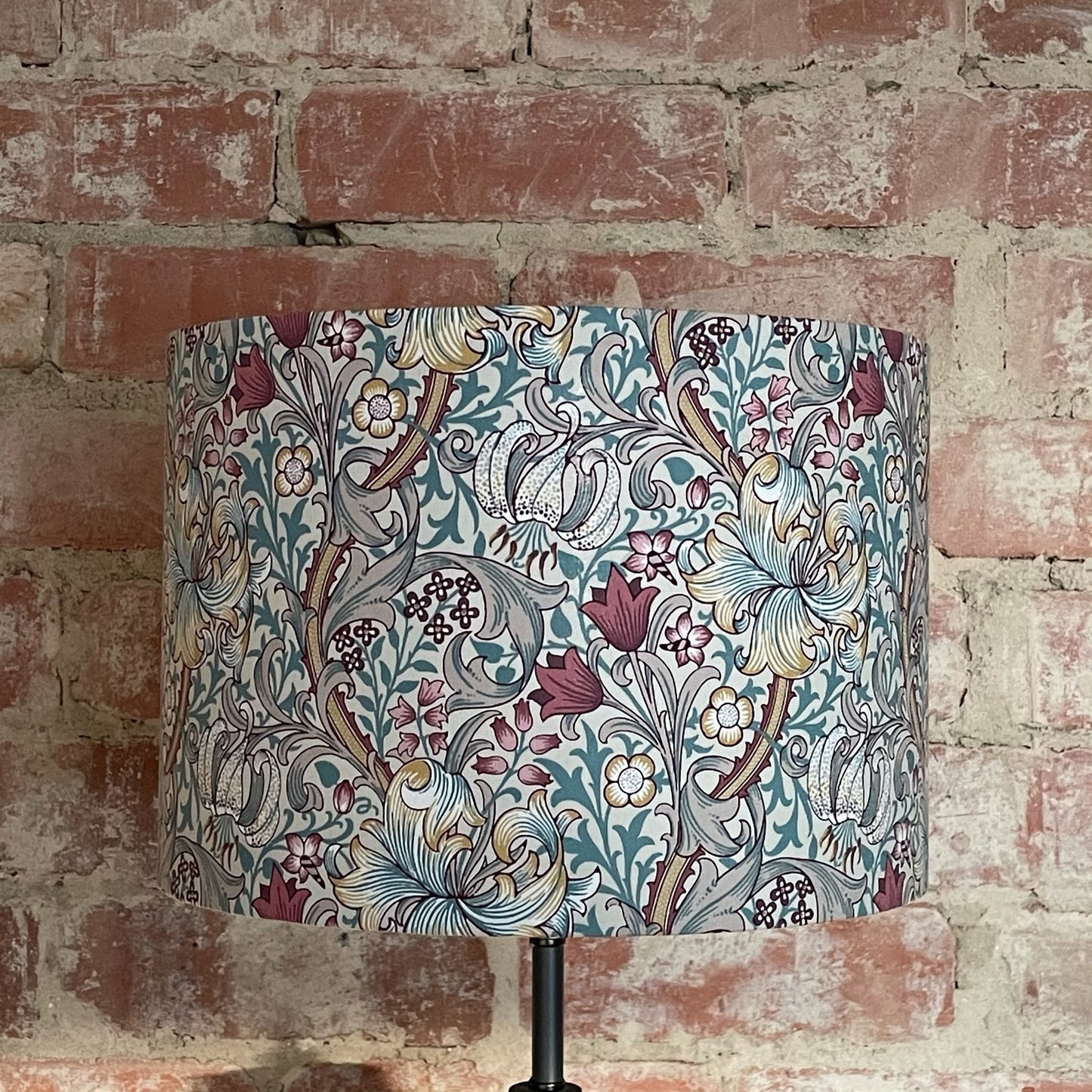 Golden Lily Dusk William Morris Lampshade