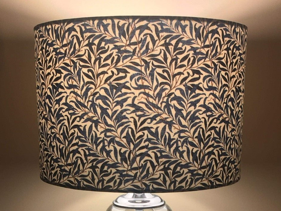 William Morris Navy Blue Willow Bough Lampshade