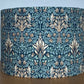    William-Morris-Snakesheas-farbric-lampshade-teal-green-blue-arts-and-crafts