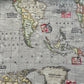 Vintage Style World Map Lampshade