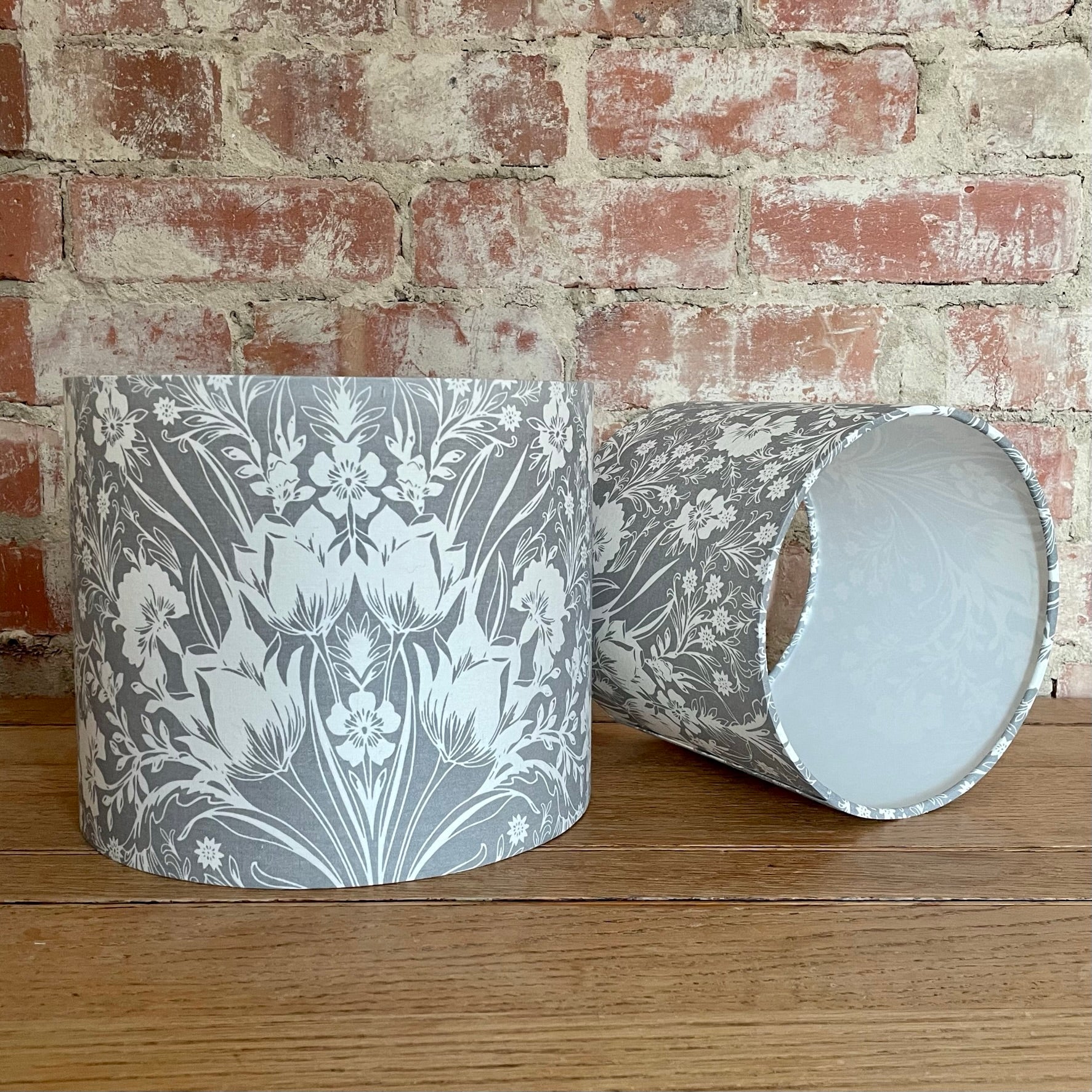 art-nouveau-grey-lampshade-pair