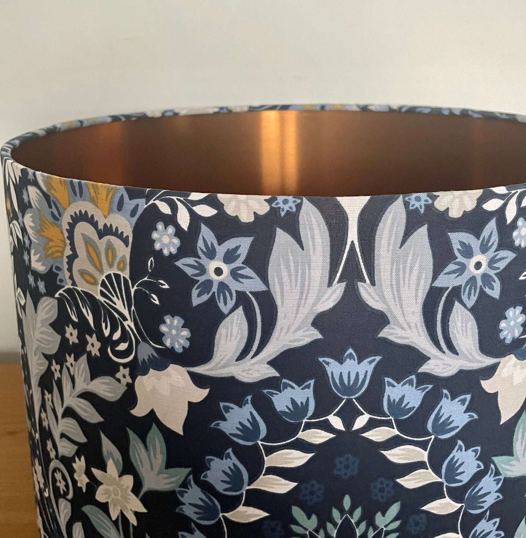    blue-and-copper-lampshade