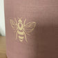 Dusky pink Lampshade with Bees