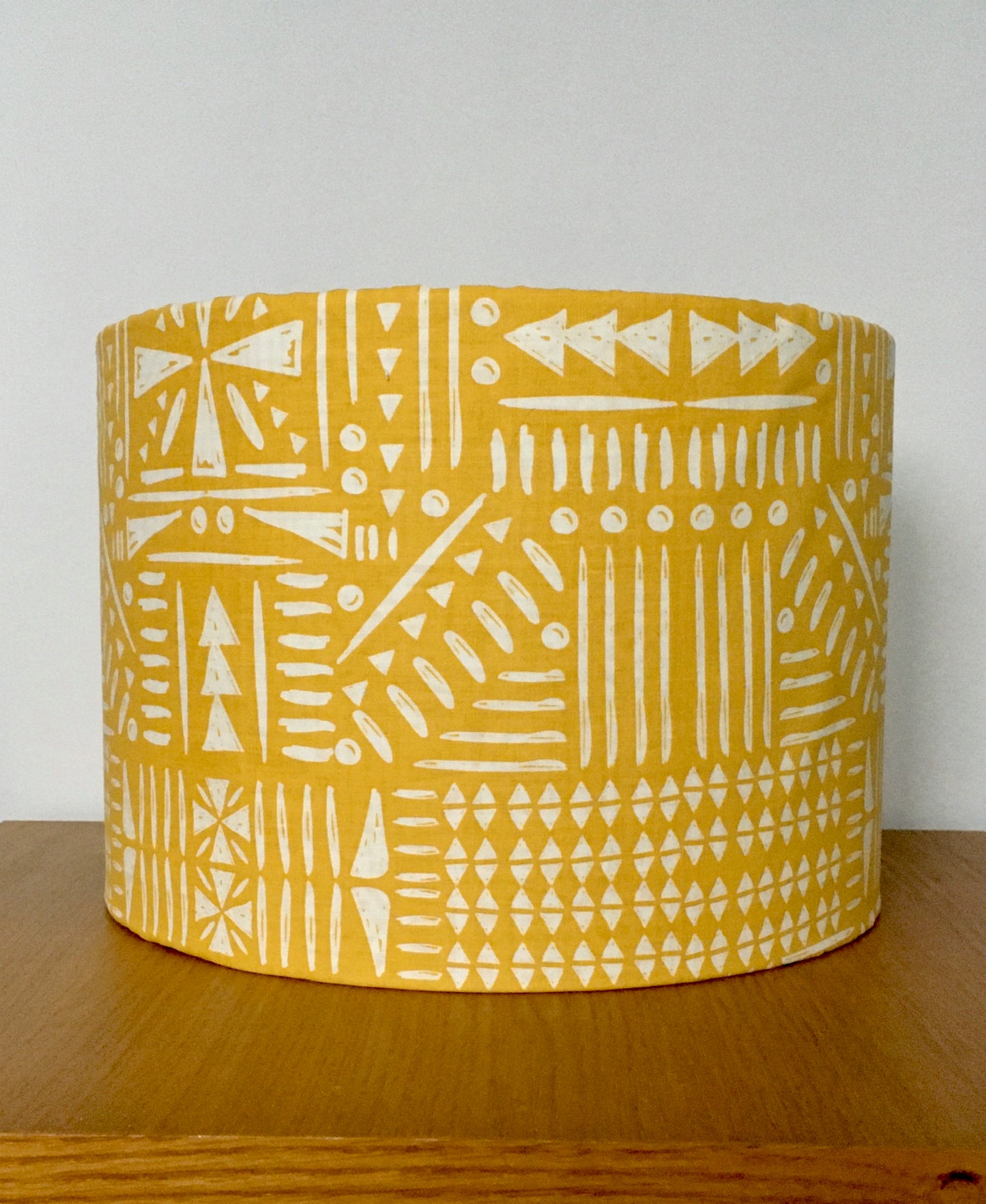 bright-yellow-tribal-pattern-lamp-shade