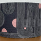    charcoal-blush-pink-lampshade-ceiling-pendant