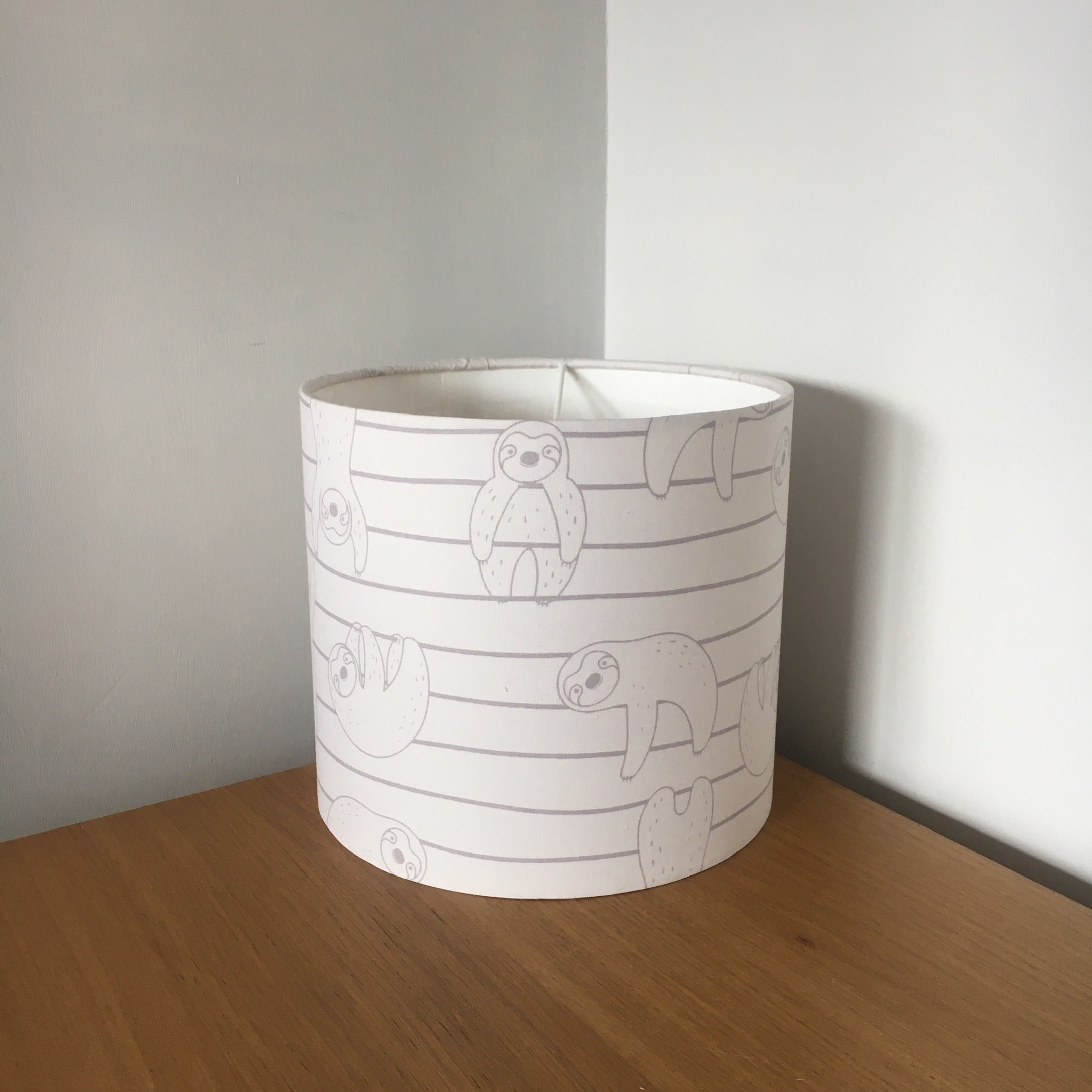 Grey store childrens lampshade