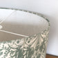 Sage Green Art Nouveau Floral Lampshade