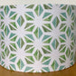 geometric patten green lampshade