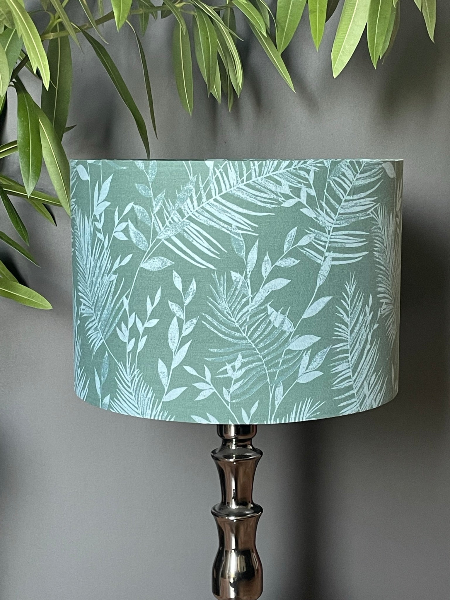 Sage green table lamp hot sale shade