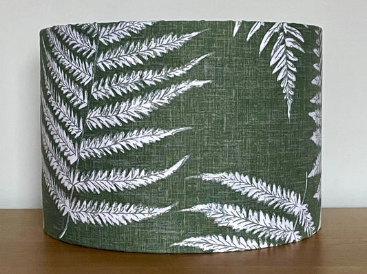 green-white-fern-leaf-leaves-lampshade