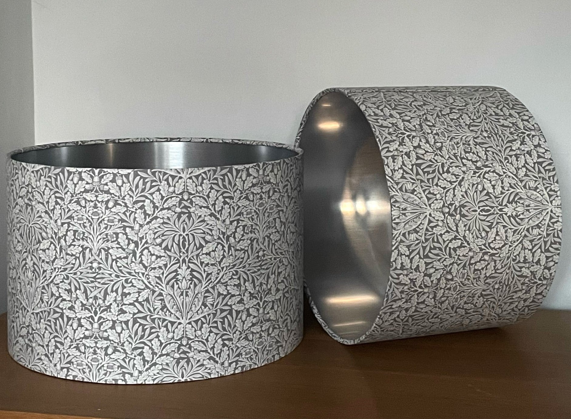    grey-and-silver-lampshade